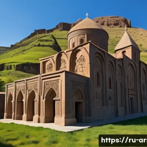 Home 33 아르메니아 수도원 투어 - An ancient Armenian monastery constructed from warm, porous volcanic tuff stone, showcasing intricat...